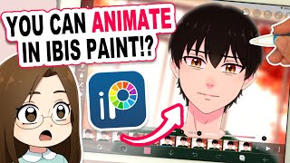 I CAN'T BELIEVE THEY ADDED THIS!  | Animating my OC in ibis Paint!