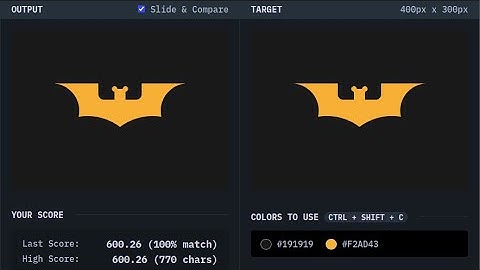 CSS Battle - Target #66 - Batmicky