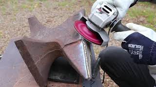 Anvil restoration & Fix  Straightening, welding, hardening