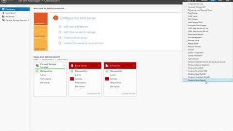 Overview of Server Manager