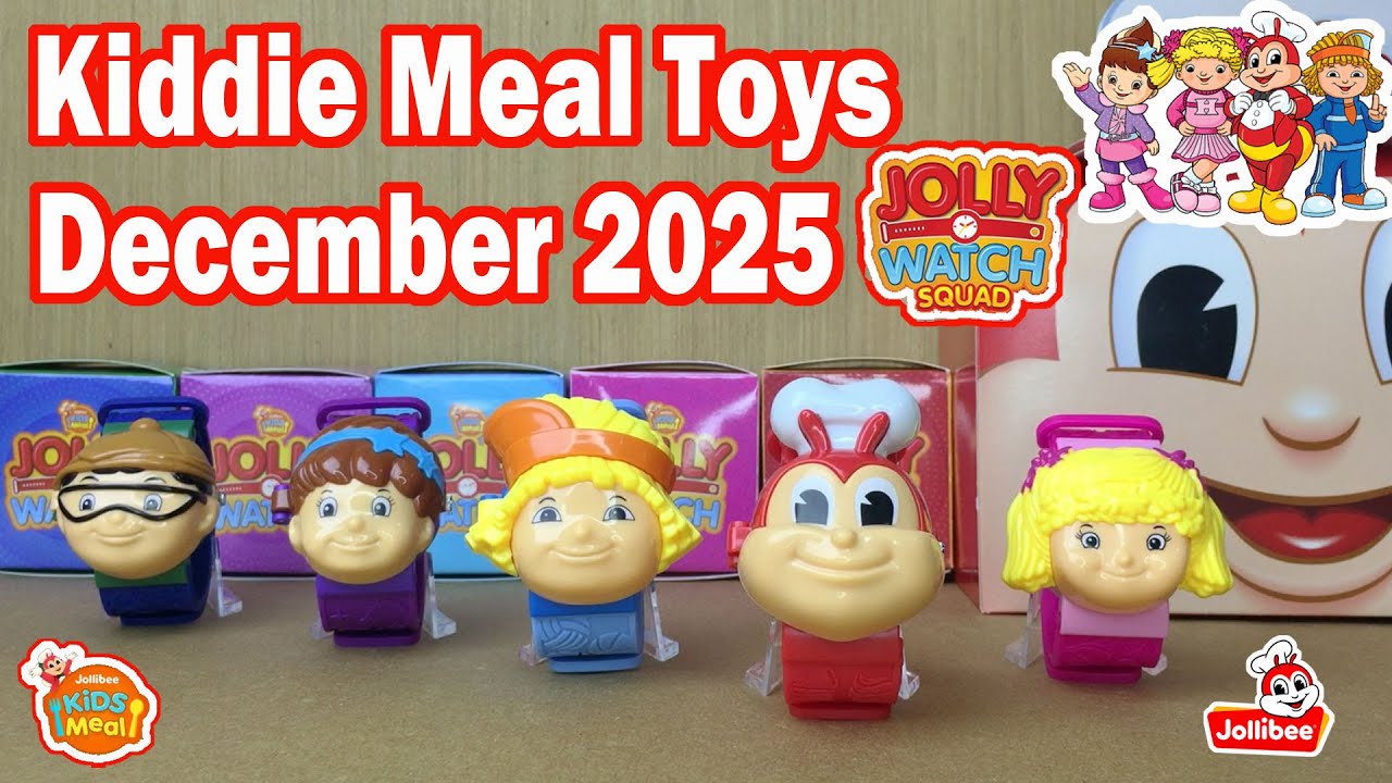 Jollibee December 2025 Kiddie Meal JOLLY WATCH SQUAD Unboxing