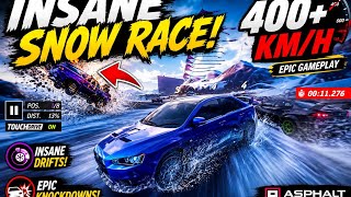 🔥 INSANE Snow Race! 😱 400+ KM/H in Asphalt Legends screenshot 2