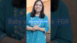 Baby ka growth kam bataya gaya? 😟Ignore mat karo — yeh Fetal Growth Restriction ho sakta hai #fgr