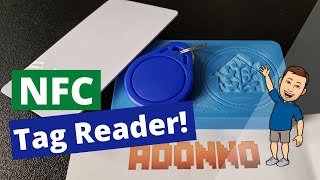 Details Adonno NFC Tag Reader Home Assistant Install and Native + Node-RED automation. Guide