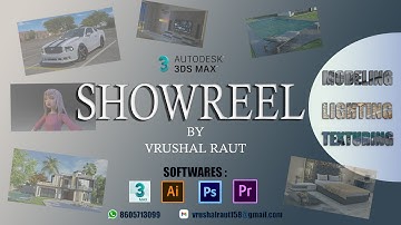 3D Modeling / Texturing & Lighting Showreel (2023) || Portfolio || Vrushal Raut
