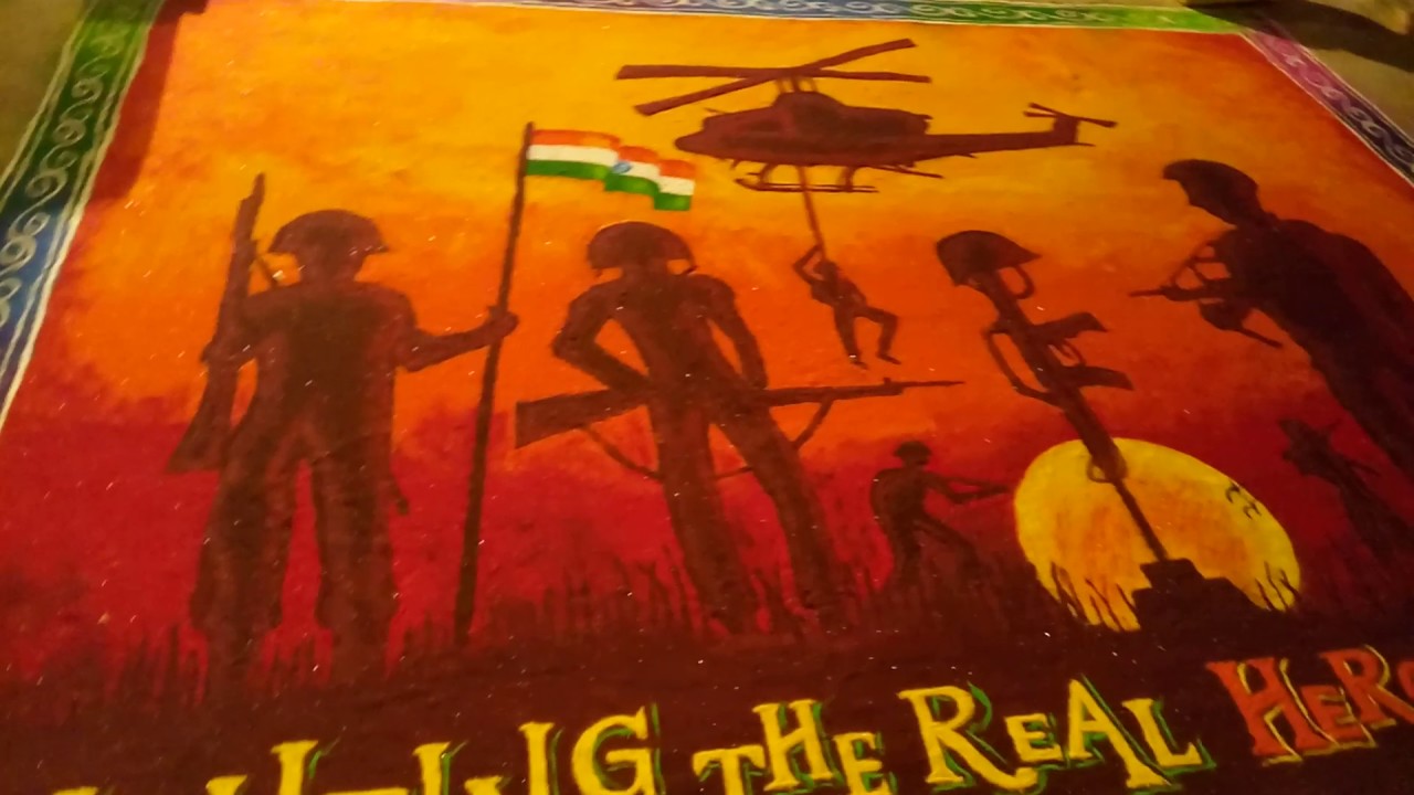Solders Rangoli