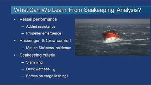 MAXSURF Motions - Prediction Using Seakeeper:  Intro