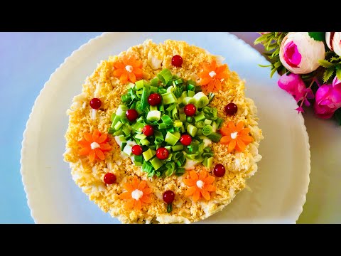 САЛАТ С ГОВЯДИНОЙ И СОЛЁНЫМИ ОГУРЦАМИ.ВКУСНЫЙ И СЫТНЫЙ,СЛОЁНЫЙ САЛАТ.