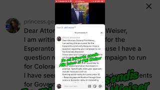 Mi Sendis Alia Leteron@PhilforColorado  #esperanto #esperantovlog #esperantolives #esperantolanguage