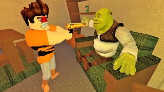 Aku Rompak Rumah Shrek!!! [Admin Guns] (Roblox Malaysia)