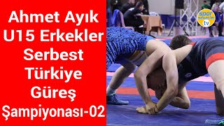 Ahmet Ayık U15 Erkekler Serbest Türkiye Güreş Şampiyonası - 02
