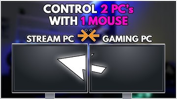 How to control 2 Computers with 1 Mouse & Keyboard | MUST HAVE program for Dual PC Streams!