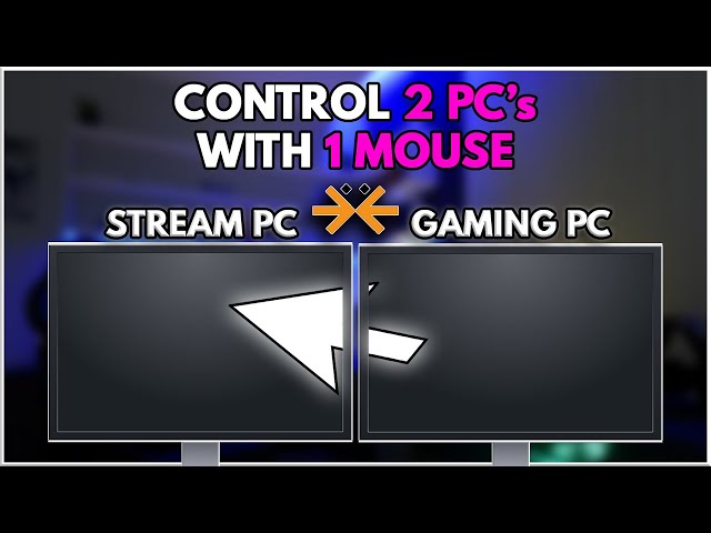 How to control 2 Computers with 1 Mouse & Keyboard | MUST HAVE program for Dual PC Streams!