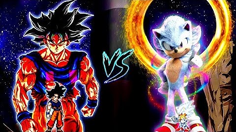 Manga Goku UI V3 OP VS Sonic TP V4 OP (all form) in Jump Force Mugen