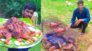 TANDOORI CHICKEN | Without Oven &amp; Grill | tandoori chicken making Bala with friends nature food stop