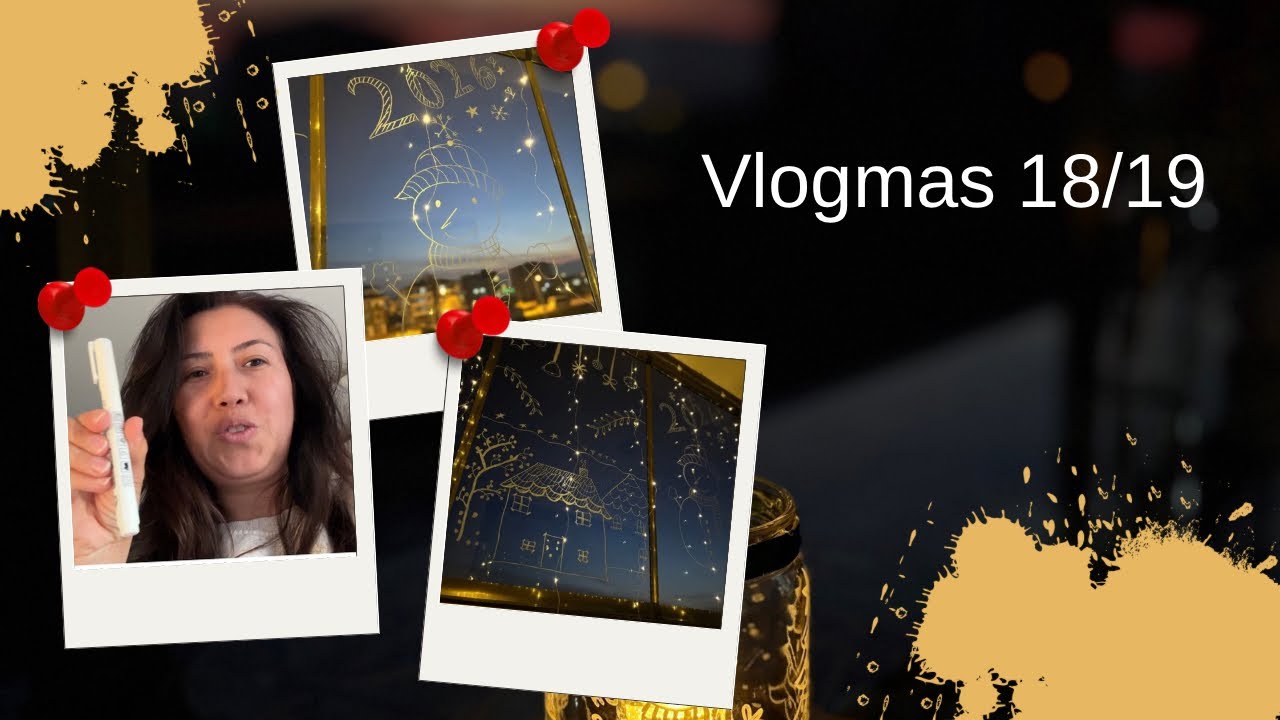 Vlogmas 18–19 | Balkon Camlarımı Boyadım, Sohbet & Küçük Anlar