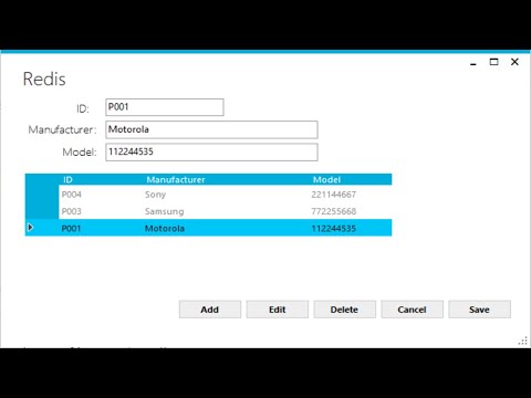 C# Tutorial - Insert Update Delete and View data in Redis Cache C#.Net | FoxLearn