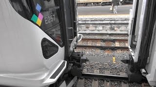 JR東日本 松本駅  E257系 特急 あずさ 増結　発車 & 到着 2016 4