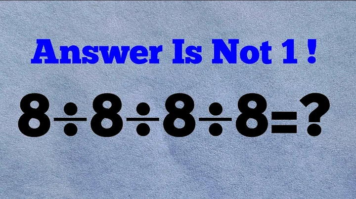 Most People Get This Math Question Wrong!