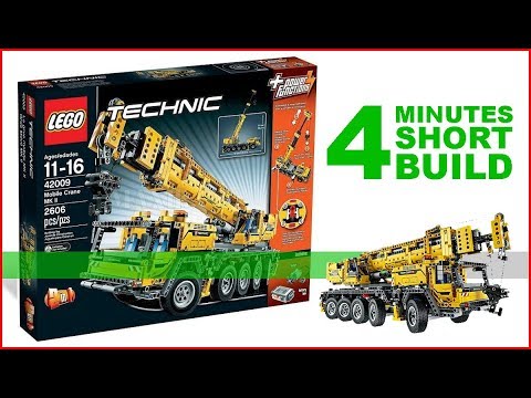 LEGO TECHNIC 42009 Mobile Crane MK - 4 Minutes Fast Build - Exclusive For Collectors - YouTube