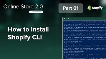 How to install Shopify CLI in windows