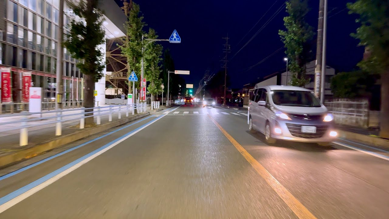 Toyohashi City Twilight Drive via Aichi Prefectural Route 2 - YouTube