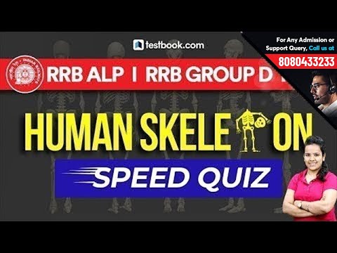 GS Speed Quiz Live | Human Skeleton | Important Questions for RRB ALP, Group D & RPF