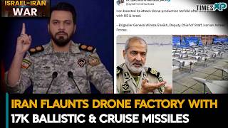 Iran Flaunts Drone Factory With 17K Ballistic & Cruise Missiles