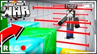 our Minecraft SECURITY caught this SPY player in our BASE! (Minecraft War #29)