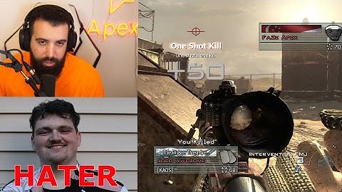 I found a hater in my comments so we got on MW2 Rust for a 1v1