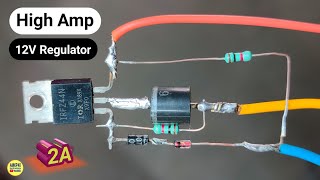 12V High Current Regulator. High Current 12V Regulator. 12VDC High Ampere Constant Voltage Regulator