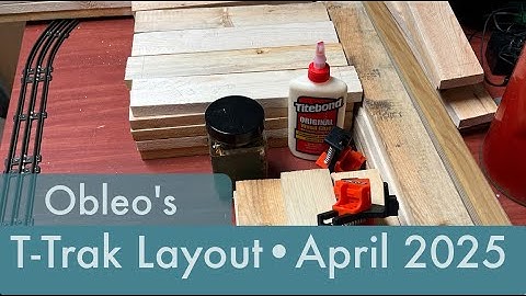 Building D.I.Y. Model Railroad T-Trak Layout Spring 2025 update