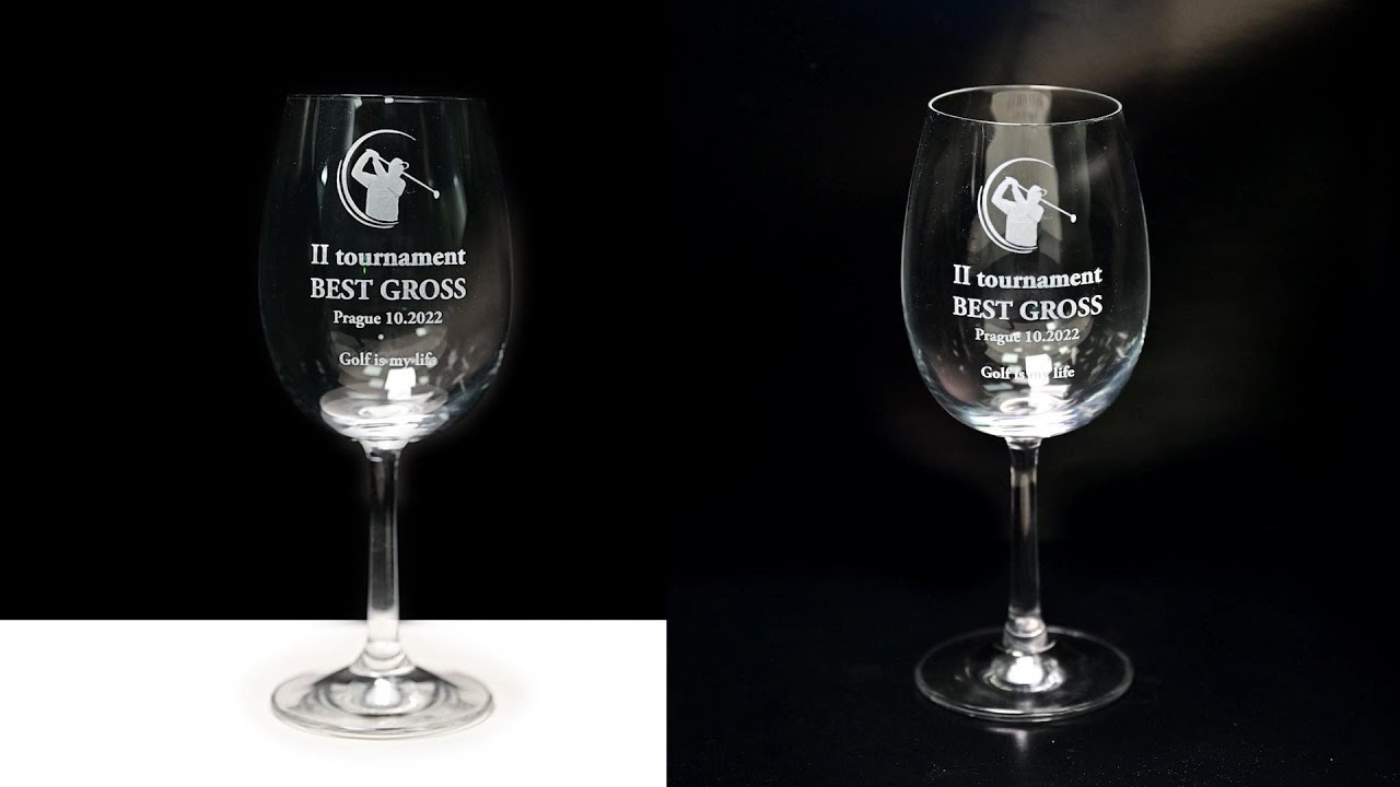 Glass Cup Engraving with 5W 3D UV Laser Marking Machine 