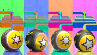 Going Ball vs Rollance vs Action Ball vs Ball Master - Same Balls on Popular Levels! Race-523 screenshot 2