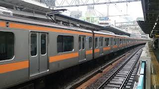 JR東日本 中央線 209系1000番台 神田駅発車(東京向)