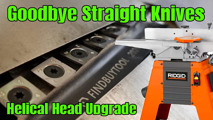 Helical Cutterhead Upgrade on My Ridgid Jointer (Full Conversion Process)