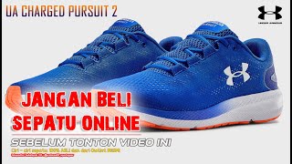 Unboxing UNDER ARMOUR CHARGED PURSUIT 2 BEST RUNNING SHOES (100% ORIGINAL & RESMI) ANTI KW !!