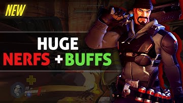 Overwatch - HUGE NERFS & BUFFS! Reaper + Mccree Buffed, Roadhog Nerfed | PTR Changes