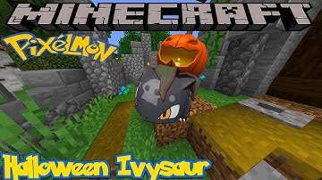 HOE VIND JE HALLOWEEN IVYSAURUS IN PIXELMON REFORGED - MINECRAFT GIDS