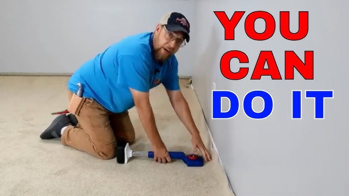 DIY: Fitting a carpet / Using a carpet knee kicker 