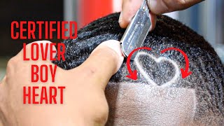 HOW TO CUT THE DRAKE HEART DESIGN | CLB DRAKE HAIRCUT TUTORIAL