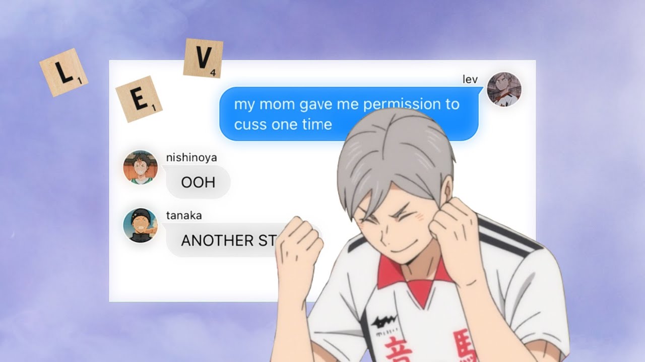 First time cussing skit || haikyuu text || read desc.
