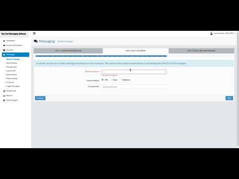 iVision Mobile - Create a Mobile Campaign