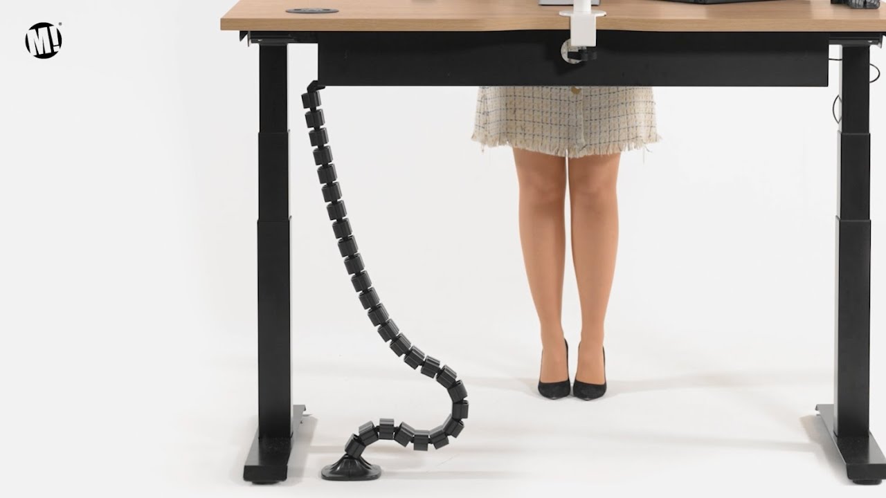 Magnetic Cable Management Spine - suitable for any desk or table - YouTube