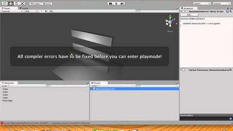 Unity3d main menu tutorial (pt 1)