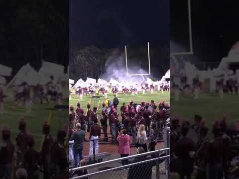 Oxford Area High School Football Entrance American Flags