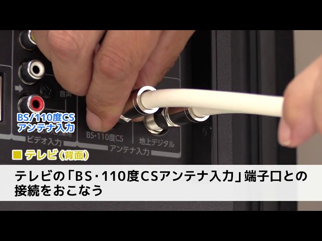 HUMAX WA-8000 録画機器との接続－AVケーブルでの接続方法－手順