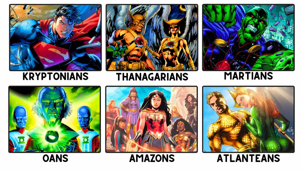 Every Dc Comics Race Explained In 17 Minutes - YouTube