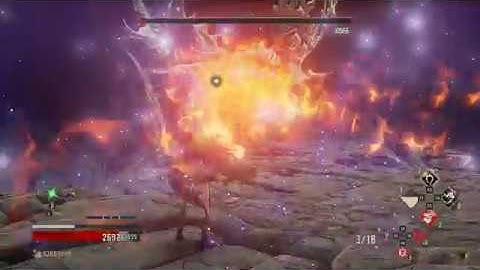 [Code Vein] Dark Mage Vs  The Virgin Born NG+6 (Max Difficulty) Firecracker Build Showcase