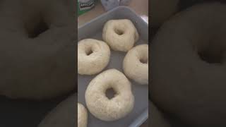 Never buying bagels again!! 🥯 #homemade #recipe #trending #short #homemaker #shorts